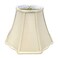 Royal Designs, Royal Designs Inc Flare Bottom Outside Corner Scallop Lamp Shade BS70118BG Beige 10 x 18 x 13