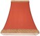 Springcrest Rust Medium Square Sided Lamp Shade PreAssembled 5 Top x 10 Bottom x 9 Height Spider Replacement with Harp and Finial