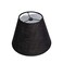 TOOTOO STAR Barrel Black Small Lamp Shade for Table Lamps Replacement 5x9x7 InchFabric Cloth Spider Model Black