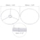 uxcell Lamp Shade Ring 150mm Dia Lampshade Holder Frame for Connecting Lamps Harp Baked Coating Iron 1 Set
