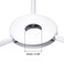 uxcell Lamp Shade Ring 150mm Dia Lampshade Holder Frame for Connecting Lamps Harp Baked Coating Iron 1 Set