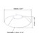 uxcell Lamp Shade Ring 150mm Dia Lampshade Holder Frame Ring for E26E27 Lamp Socket Baked Coating Iron 1 Set