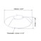 uxcell Lamp Shade Ring 150mm Dia Lampshade Holder Frame Ring for E26E27 Lamp Socket Baked Coating Iron 1 Set