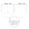 uxcell Lamp Shade Ring 250mm Dia Lampshade Holder Frame for Connecting Lamps Harp Baked Coating Iron 2 Set