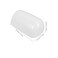 VOSAREA Retro Table Lamp Cover White Plastic Lampshade Replacement for Vintage Bankers Desk Lamp