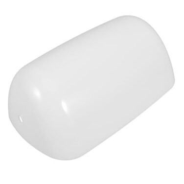 VOSAREA Retro Table Lamp Cover White Plastic Lampshade Replacement for Vintage Bankers Desk Lamp