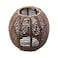 Wealrit Woven Rattan Pendant Lamp Shade Chandelier Lampshade 59 x 55 Light Fixture Shade for Home DecorationBrown