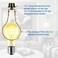 WEAVERBIRD Lamp Shade Holder Clip on Lampshade Adapter Lamp Shade Light Bulb Clip Adapter Spring Clip for Light Bulbs Antique Brass