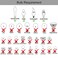 Wellmet Small Lamp ShadeONLY for Candle BulbsClipon Drum Lamp ShadesSet of 6 3 X 6 X 5 Linen