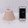 Wellmet Small Lamp ShadeONLY for Candle BulbsClipon Drum Lamp ShadesSet of 6 3 X 6 X 5 Linen