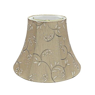 Aspen Creative 30163 Transitional Bell Shape Construction Light Gold 12 Wide 6 x 12 x 912 Spider LAMP Shade