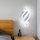 DELIPOP Wall Sconces Modern Wall Sconce 6500K Cool White Indoor Wall Light Acrylic LED Wall Lights for Bedroom Bathroom Living Room Hallway Balcony White