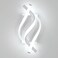 DELIPOP Wall Sconces Modern Wall Sconce 6500K Cool White Indoor Wall Light Acrylic LED Wall Lights for Bedroom Bathroom Living Room Hallway Balcony White