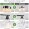 Indoi 3 Light Bathroom Light Fixtures Matte Black Modern Vanity Lights with Clear Glass Shade Bathroom Wall Lamp for Mirror Kitchen Living Room Hallway Cabinet Porch