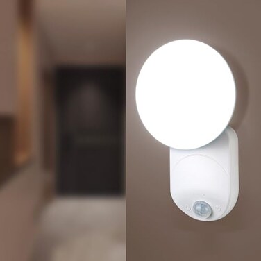 Gotopceed Rechargeable Motion Sensor Wall Light with Remote Magnetic Wireless Closet Lights with Adjustable Lighting Angle Battery Operated Motion Sensor Light for Closet Pantry Garage Shed Stairs Hal