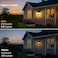 Auzev Solar Sconce Lights Outdoor Wall Mount Solar Porch Light Exterior Waterproof with 3 Lighting Modes and Motion Sensor 3000K Dusk to Dawn Wall Lantern for Garage Front Door Home Barn Shed House 2P