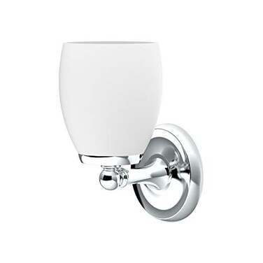 Gatco 1640 Sconce Single WhiteWall Mounted 6 H x 450 W Bathroom Vanity One Sconce Lighting Fixture
