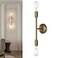 Phansthy 2 Light Bathroom Wall Sconce Antique Bronze Dual Light Indoor Industrial Wall Light Fixture for Hallway Kitchen Restaurant Antique