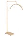 MINIEAR Half Moon Lash Light for Eyelash Extensions Estheticians Dimmable LED Lash Lamp ShadowFree Moon Light for Lash Tech Adjustable Eyelash Lamp with Rotating Head Gold