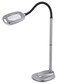 LIGHT IT! LIGHT IT By Fulcrum 20072401 MultiFlex LED Floor Magnifier Lamp Silver Single pack