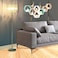 beaysyty Modern Elegance Crystal Floor Lamp OnOff Foot Switch Crystal Glass 3Lights Standing Light Reading Corner Lamp for Office Cafe Den Living Room Bedroom Chrome Finish