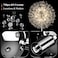 BesLowe 69 Crystal Floor Lamp for Living Room Modern Standing Lamp with 738PCS K9 Crystals Tall Lamp Pole Light for Bedroom Office Mid Century Silver Floor Lighting with 9 LED Bulbs Chrome