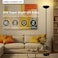 Bricosmocon Stepless Dimmable Floor Lamp30W 3000LM Super Bright LED Torchiere Floor Lamps with Remote Touch Control71 in Tall Modern Standing Lamp for Living Room Bedroom Office2700k6500kBlack