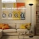 Bricosmocon Stepless Dimmable Floor Lamp30W 3000LM Super Bright LED Torchiere Floor Lamps with Remote Touch Control71 in Tall Modern Standing Lamp for Living Room Bedroom Office2700k6500kBlack