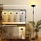 Bricosmocon Stepless Dimmable Floor Lamp30W 3000LM Super Bright LED Torchiere Floor Lamps with Remote Touch Control71 in Tall Modern Standing Lamp for Living Room Bedroom Office2700k6500kBlack
