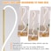 DEC LUCE Modern LED Gold Floor Lamp 3Level Dimmable Flexible DIY Modeling Tall Standing Lamp 35W2700lm Ultra Bright White Light Corner Floor lamp For Bedroom Living Room Office