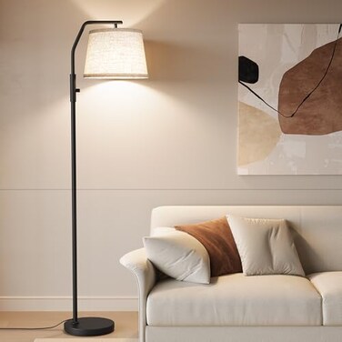 SUNMORY Floor Lamp for Living Room Black