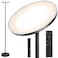 OUTON Floor Lamp 30W3000LM LED Modern Torchiere Sky Lamp Super Bright Dimmable Standing Tall Lamp with 4 Color Temperatures Remote Touch Control 1 Hour Timer for Living Room Bedroom Office Black