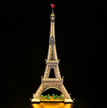 BrickBling LED Light for Lego 10307 Eiffel Tower Model Building Kit Creative Lights for Lego Eiffel Tower Bricks Not Included