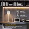 Aoceley 4Pack Rechargeable Table Lamps LED Cordless Table Lamp 3W 6000mAh Battery Operated Table Light Stepless Dimming Portable Table Light Waterproof for RestaurantIndoorOutdoor White