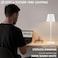 Aoceley 4Pack Rechargeable Table Lamps LED Cordless Table Lamp 3W 6000mAh Battery Operated Table Light Stepless Dimming Portable Table Light Waterproof for RestaurantIndoorOutdoor White