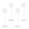 Aoceley 4Pack Rechargeable Table Lamps LED Cordless Table Lamp 3W 6000mAh Battery Operated Table Light Stepless Dimming Portable Table Light Waterproof for RestaurantIndoorOutdoor White