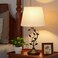 Kakanuo Table Lamp for Bedside 3Way Dimmable Touch Lamp for Living Room with USBA and USBC Charging Ports Traditional Tall Bedroom Lamp for End Table