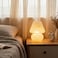 MJ PREMIER Mushroom Lamp Battery Operated Lamps Timer Cordless Table Lamp with LED Bulb for Power Light Decorative Home Decor for Living Room Kitchen Bedroom Cloud
