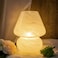 MJ PREMIER Mushroom Lamp Battery Operated Lamps Timer Cordless Table Lamp with LED Bulb for Power Light Decorative Home Decor for Living Room Kitchen Bedroom Cloud