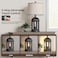 QiMH Table Lamp for Living Room Farmhouse Lamps Set of 2 with USB AC and Nightlight 26 Rustic Bedside Lamps with 3Way Dimmable Touch Control Nightstand Lamp for Bedroom Decor Black