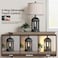 QiMH Table Lamp for Living Room Farmhouse Lamps Set of 2 with USB AC and Nightlight 26 Rustic Bedside Lamps with 3Way Dimmable Touch Control Nightstand Lamp for Bedroom Decor Black