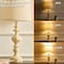 SAIWEYA 275 Farmhouse Table Lamps Set of 2 Bedside Nightstand Lamp with USB CA Ports AC Outlet 3 Way Dimmable Touch Lamps for Bedroom Living Room Office Rustic Lamp