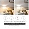 BrightWe Set of 2 Ceramic Table Lamp for Bedroom Small Table Lamp White Farmhouse Rustic Lamp Set Bedside Table Lamps for Nightstand Side Table Lamps for Living Room 137IN