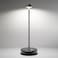 SHANGCAI Cordless Table Lamps Rechargeable 6000mAh Battery Operated LED Desk Lamp Outdoor Waterproof Portable Touch Dimmable Table Night Light for Patio Restaurant Dining Home Black