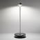 SHANGCAI Cordless Table Lamps Rechargeable 6000mAh Battery Operated LED Desk Lamp Outdoor Waterproof Portable Touch Dimmable Table Night Light for Patio Restaurant Dining Home Black