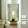 ULAROOM Cordless Lamp Rechargeable Battery Operated lamp Glass Table Lamp Remote Control Dimmable Brightness Touch Wireless Bedside Lamp for Bedroom Kitchen Dining Home Living Room Decor Green