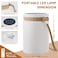 uuffoo Solar Table Lamp Lantern Waterproof LED Outdoor Cordless IP44 RGB and Warm White Dimmable for Patio Camping Restaurant Terrace By the Pool
