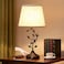 Kakanuo Table Lamp for Bedside 3Way Dimmable Touch Lamp for Living Room with USBA and USBC Charging Ports Traditional Tall Bedroom Lamp for End Table