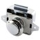 SQXBK Push Button Catch Lock Drawer Cabinet Cupboard Door Keyless Latch Knob for Catamaran RV Camper Motor Home Caravan Silver