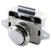 SQXBK Push Button Catch Lock Drawer Cabinet Cupboard Door Keyless Latch Knob for Catamaran RV Camper Motor Home Caravan Silver
